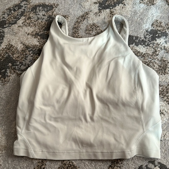 lulu🍋 High Neck Align Tank Light Ivory size 8 - Picture 3 of 7